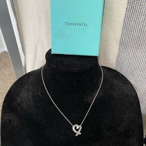 Tiffany & Co Paloma Picass Loving Heart Sterling Silver Chain